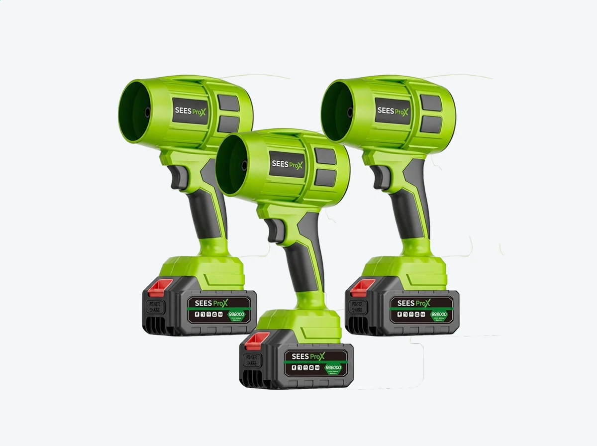 SEES ProX™ 2.1 lb Portable Cordless Handheld Leaf, Snow & Debris Blower Package Contents